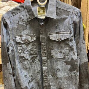 G Star Raw Cargo MILLS Camouflage shirt